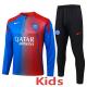2025-26 PSG Blue Red Kids Half Pull Tracksuit #E25188(童装)(半拉链)