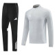 2025 AD Gray Half Pull Tracksuit #AB09 (半拉链)