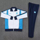 2025-26 Napoli White Jacket Tracksuit #02