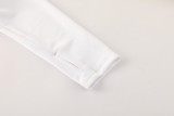 2025 AD White Half Pull Tracksuit #AB09 (半拉链)