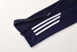 2025 AD Royal blue Half Pull Tracksuit #AB09 (半拉链)