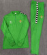 2025-26 Real Betis Green Half Pull Tracksuit (Pants Have Pocket)(半拉链)
