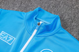 2025-26 Napoli Lake blue Kids Jacket Tracksuit #E25191(童装)
