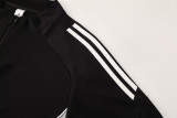 2025 AD Black Half Pull Tracksuit #AB09 (半拉链)