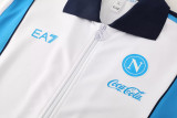 2025-26 Napoli White Jacket Tracksuit #02