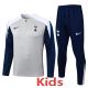 2025-26 TOT Light gray Kids Half Pull Tracksuit #E25185(童装)(半拉链)