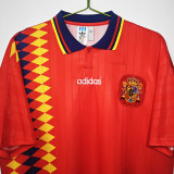 1994 Spain Home Red Retro Soccer Jersey