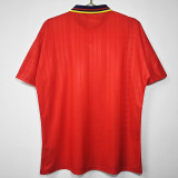 1994 Spain Home Red Retro Soccer Jersey
