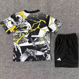 2025-26 RMA White Black Joint Edition Kids Training (漫威)