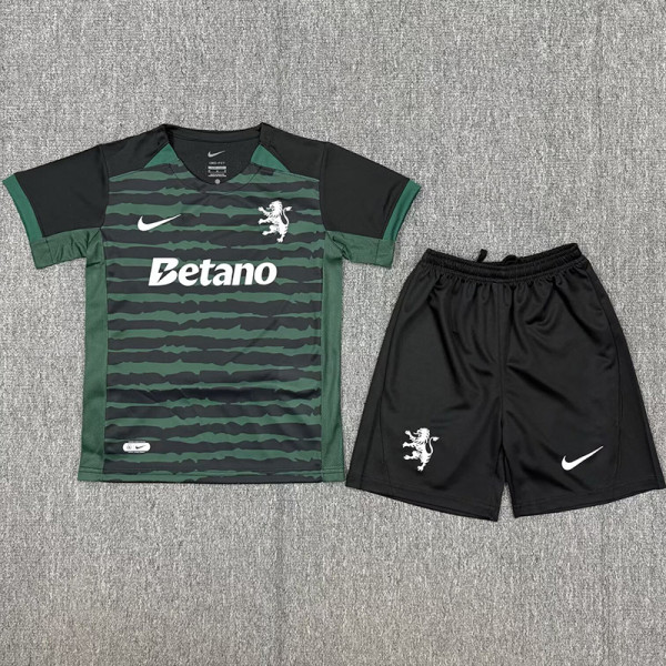 2025-26 Sporting Lisbon Christmas Edition Kids Soccer Jersey (圣诞版)