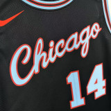 2025-26 BULLS BUZELIS #14 Black City Edition Top Quality Hot Pressing NBA Jersey