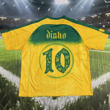2025-26 Brazil Dinho#10 Yellow Special Edition Training shirts