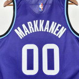 2025-26 JAZZ MARKKANEN #00 Purple Top Quality Hot Pressing NBA Jersey