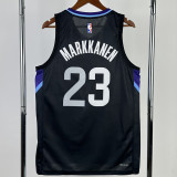2025-26 JAZZ MARKKANEN #23 Black Top Quality Hot Pressing NBA Jersey (Trapeze Edition) 飞人版