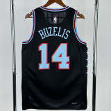 2025-26 BULLS BUZELIS #14 Black City Edition Top Quality Hot Pressing NBA Jersey