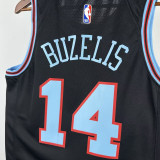 2025-26 BULLS BUZELIS #14 Black City Edition Top Quality Hot Pressing NBA Jersey