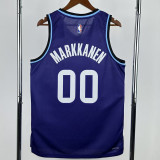 2025-26 JAZZ MARKKANEN #00 Purple Top Quality Hot Pressing NBA Jersey