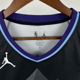 2025-26 JAZZ MARKKANEN #23 Black Top Quality Hot Pressing NBA Jersey (Trapeze Edition) 飞人版