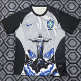 2025-26 Brazil Blue Grey Special Edition Training shirts (女神)