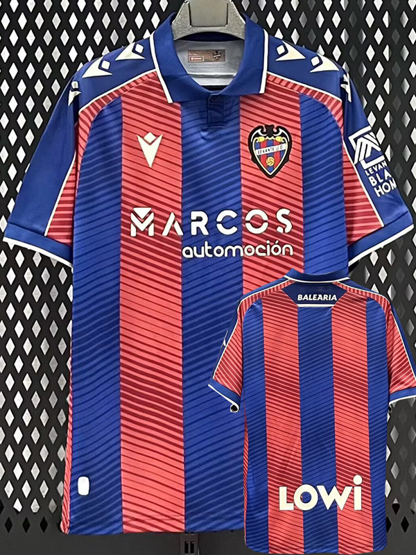 2025-26 Levante UD Home Fans Soccer Jersey