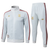 2025-26 Flamengo Light gray Jacket Tracksuit #A25100