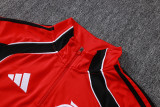 2025-26 Flamengo Red Half Pull Tracksuit #B25120(半拉链)