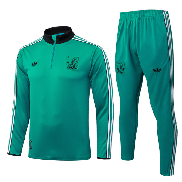 2025-26 LIV Green Half Pull Tracksuit #B25132(半拉链)