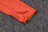 2025-26 Brazil Orange Half Pull Tracksuit #B25119(半拉链)