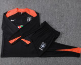 2025-26 Brazil Black Half Pull Tracksuit #B25131(半拉链)