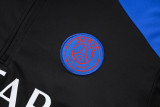 2025-26 PSG Black Half Pull Tracksuit #B25122(半拉链)