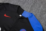 2025-26 PSG Black Half Pull Tracksuit #B25122(半拉链)