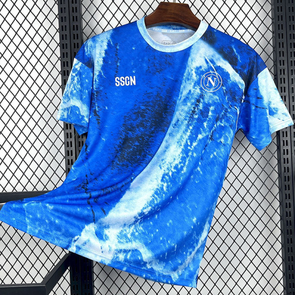 2025-26 Napoli Blue Grey Training Shirts