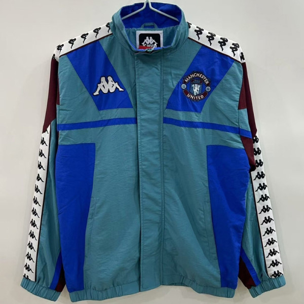 1967 Man Utd Green Retro Windbreaker #刺绣