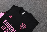 2025-26 ARS Black Tank top and shorts suit #D25236