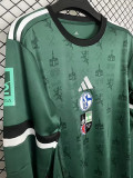 2025-26 Schalke 04 Anniversary Long Sleeve Soccer Jersey (长袖)