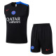 2025-26 PSG Black Tank top and shorts suit #D25239