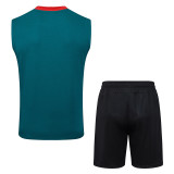 2025-26 ACM Green Tank top and shorts suit #D25231