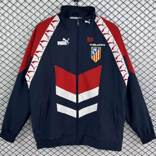 1995-1996 ATM Black Red Retro Windbreaker