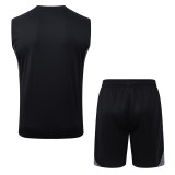 2025-26 Al-Ahli Saudi Black Tank top and shorts suit #D25246