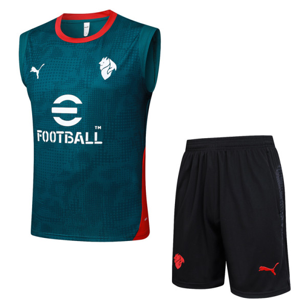 2025-26 ACM Green Tank top and shorts suit #D25231