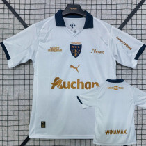 2025-26 RC Lens White Goalkeeper Soccer Jersey (全广告)