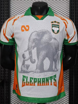 2025-26 Ivory Coast White Special Edition Player Version Soccer Jersey