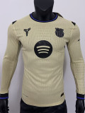 2025-26 BAR Away Long Sleeve Player Version Soccer Jersey (长袖球员)