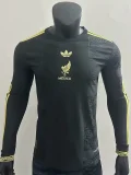 2025-26 Mexico Gold Cup Black Long Sleeve Player Version Soccer Jersey (长袖球员)