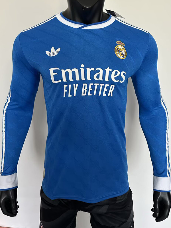 2025-26 RMA Third Long Sleeve Player Version Soccer Jersey (长袖球员)