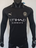 2025-26 Man City Away Long Sleeve Player Version Soccer Jersey (长袖球员)