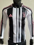 2025-26 JUV Home Long Sleeve Player Version Soccer Jersey (长袖球员)