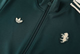 2025-26 JUV Dark green Jacket Tracksuit #08
