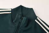 2025-26 JUV Dark green Jacket Tracksuit #08