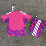2026-27 Mexico Pink Goalkeeper Kids Soccer Jersey